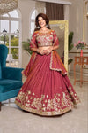 Elegant Lehenga Choli Set - Heavy Embroidery for Festive & Weddings