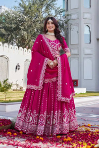 Elegant Lehenga for Women - Heavy Embroidery Festive Wear