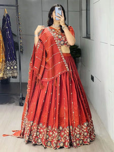 Elegant Lehenga for Women - Heavy Traditional Embroidery Wedding Special