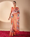 Elegant Lichi Silk Saree - Floral Patola Pallu Festive Wear for Women