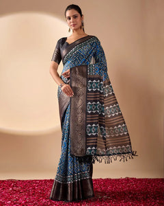 Elegant Lichi Silk Saree - Premium Festive Wear for Women