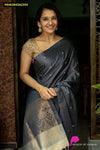 Exclusive Lichi Silk Saree with Rich Jacquard Pallu for Festive Weddings