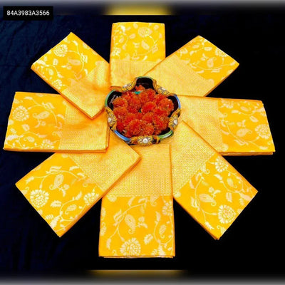 Elegant Lichi Silk Saree - Rich Pallu & Jacquard Weave for Festive & Wedding Wear