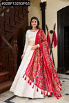 Elegant Lucknowi Georgette Lehenga - Mirror Work Festive