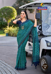 Elegant Malai Cotton Saree - Super Soft Festive Wear for Women