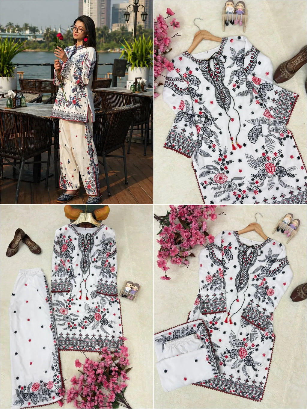Kurti Plazzo Set