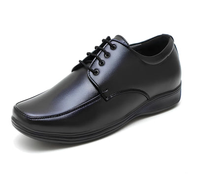 Elegant Men Faux Leather Formal Shoes - Classic Design, Comfortable Fit