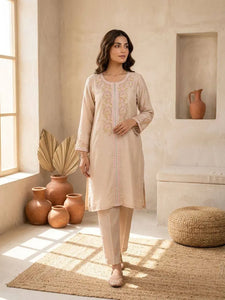 Elegant Modal Chanderi Kurti Set - Handcrafted Festive Wear for Women