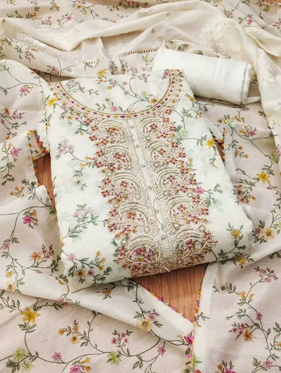 Elegant Modal Suit Set - Thread & Khatli Work for Women