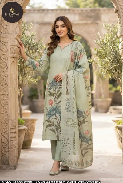 Elegant Mul Chanderi Kurti Set - Festive Wear for Women