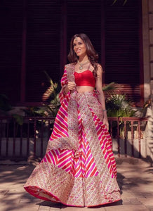 Elegant Multi-Color Sequins Lehenga - Wedding & Festive Wear