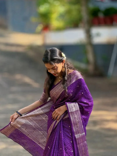 Elegant Mysore Silk Brocade Saree with Rich Zari Weaving for Festive Celebrations