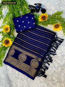 Elegant Mysore Silk Saree - Weaving Border for Festive Wear