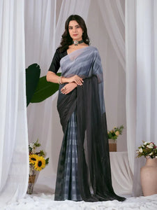 Elegant Ombre Monsoon Saree - Silky Smooth Flow for Party Wear