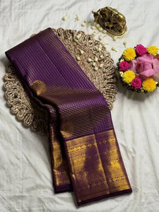 Elegant Organic Banarasi Saree - Lightweight Lichi Silk for Weddings