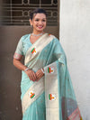 Elegant Organza Rajhans Paithani Saree - Rich Zari Weaves for Women