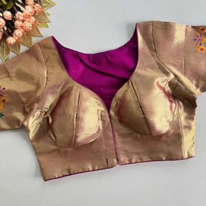Elegant Paithani Silk Stitched Blouse - Traditional Festive Wear for Women