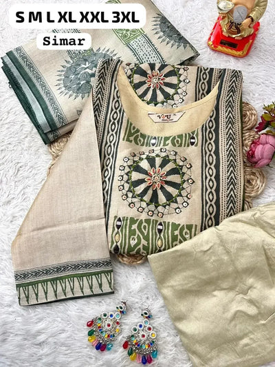 Elegant Party Wear Kurti with Dupatta - Festive Suit for Women