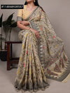 Elegant Poly Cotton Saree - Soft Thread Weaving for Everyday Comfort | Spring & Holi Collection