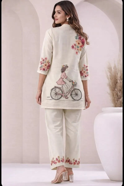 Elegant Poly Rayon Co-Ord Set - Chic All-Day Comfort Wear for Women