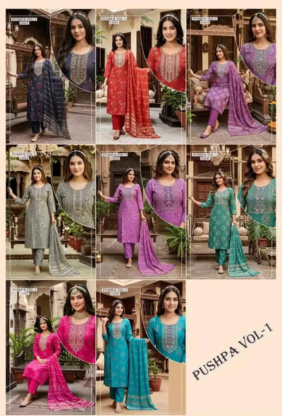 Elegant Printed Kurti Set with Chanderi Dupatta for Women