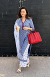 Elegant Printed Lilan Kurti Set - Breathable Straight Fit Festive Wear for Women