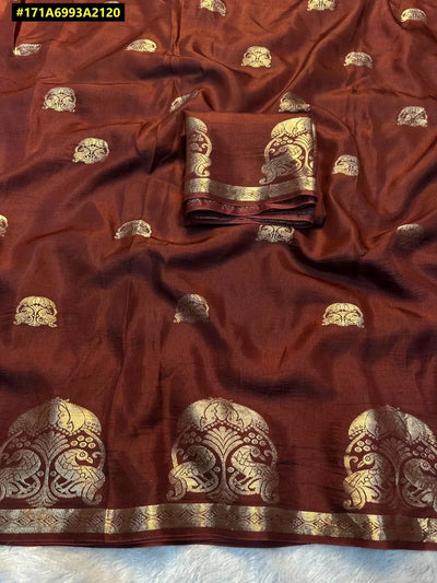 Elegant Pure Muslin Silk Shaded Saree - Traditional Festive Wear for Women