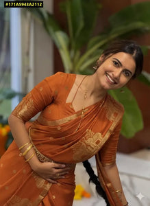 Elegant Pure Muslin Silk Shaded Saree with Running Blouse for Festive Wear