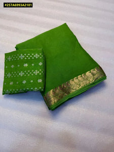 Elegant Pure Viscose Georgette Saree - Festive & Party Wear