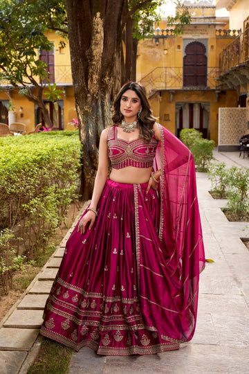 Elegant Rangoli Lehenga - Embroidered Festive & Wedding Wear