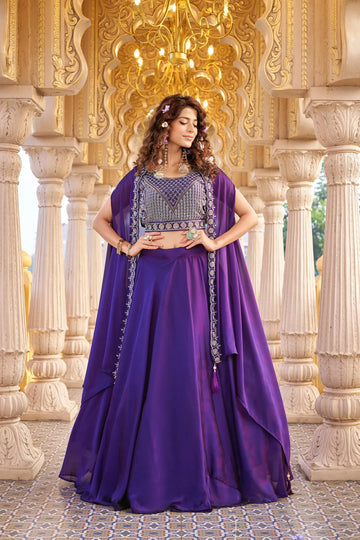 Elegant Rangoli Silk Lehenga - Heavy Embroidery Festive Wear