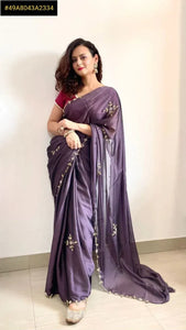 Elegant Rangoli Silk Saree - Pearl & Cutwork for Festive Wear