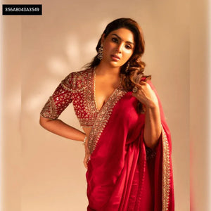 Elegant Rangoli Silk Saree - Sequence Embroidery for Party Wear