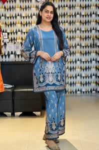 Elegant Rayon Co-ord Set - Digital Print Festive Wear for Women