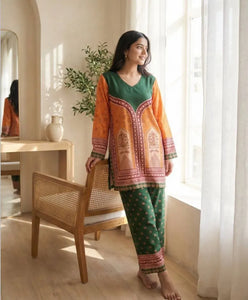 Elegant Rayon Cord Set - Premium Digital Print Festive Wear for Women