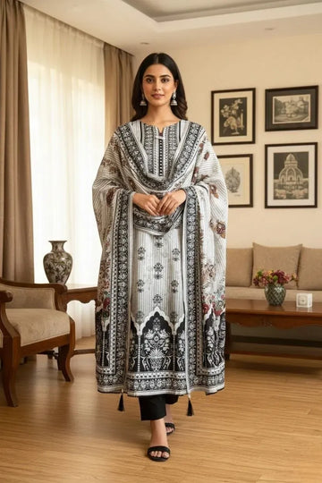 Elegant Rayon Kurta Set - Festive Printed Wear for Women