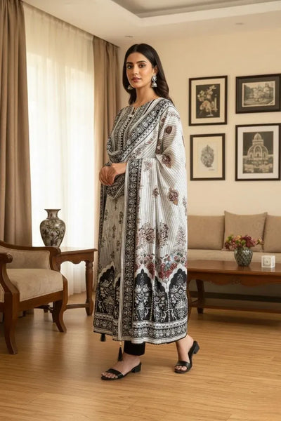 Elegant Rayon Kurta Set - Festive Printed Wear for Women