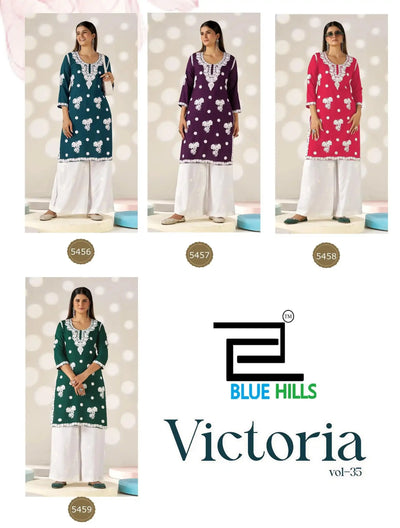 Elegant Rayon Kurti Palazzo Set - Festive Embroidery for Women
