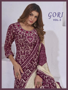 Elegant Rayon Kurti Pant Set with Dupatta - Festive Wear for Women