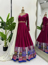 Elegant Rayon Lehenga Choli with Mirror Work - Heavy 3.5m Flair Festive Wear