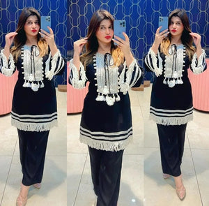 Elegant Rayon Solid Set - Full Lace Work for Festive Occasions