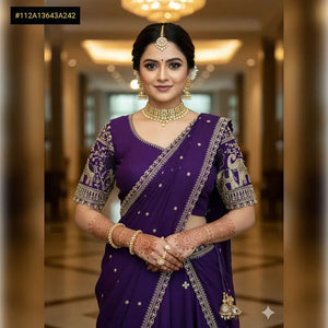 Elegant Ready-to-Wear Half Saree Lehenga for Festive Occasions