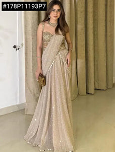 Elegant Ready-to-Wear Lehenga Saree for Festive Occasions