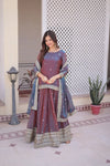 Elegant Readymade Lehenga Choli - Zari Sequins Embroidered Festive & Party Wear