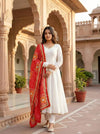 Elegant Roman Silk Gown Set - Ready-to-Wear for Festive Parties