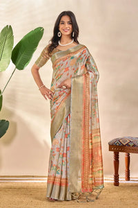 Elegant Royal Soft Silk Saree with Zari Border - Festive Wear for Women