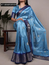Elegant Rumali Silk Saree - Zari Work for Festive Wear