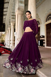 Elegant Sequin Georgette Lehenga - Festive & Party Wear for Women