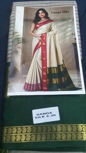 Elegant Silk Cotton Checked Saree - Festive Wear for Women