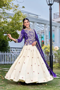 Elegant Silk Kurti Lehenga Set - Festive Wear for Women